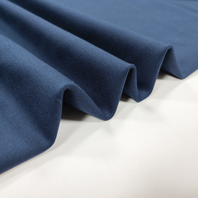 Couleur 100% solide du tissu 250gsm de couplage de coton pour des vêtements de sport de vêtements