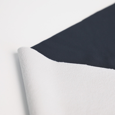 Laine polaire micro de textile de jacquard à la maison noir et blanc collé du tissu 288F