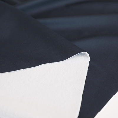 Laine polaire micro de textile de jacquard à la maison noir et blanc collé du tissu 288F