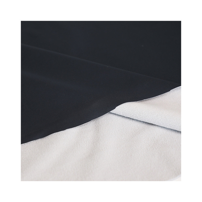 Laine polaire micro de textile de jacquard à la maison noir et blanc collé du tissu 288F